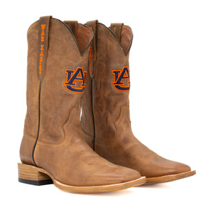 Maverick - Gameday Men's Square Toe Western Boot -  Auburn Tigers