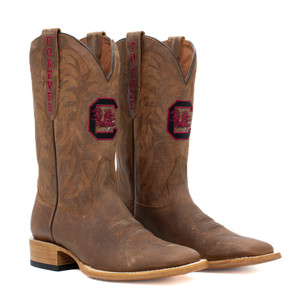 Maverick - Gameday Men's Square Toe Western Boot -  South Carolina Gamecocks