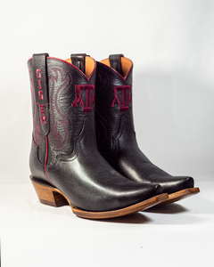 Sarah - Gameday Women's Shorty Black Western Boot - Texas A&M Aggies