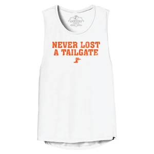Gameday Women's Never Lost A Tailgate Tank - White/Orange