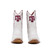 Sarah - Gameday Women's Shorty Ivory Western Boot - Texas A&M Aggies