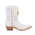 Sarah - Gameday Women's Shorty Ivory Western Boot - Clemson Tigers