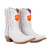 Sarah - Gameday Women's Shorty Ivory Western Boot - Clemson Tigers