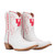 Sarah - Gameday Women's Shorty Ivory Western Boot - Houston Cougars