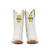 Sarah - Gameday Women's Shorty Ivory Western Boot - Idaho Vandals