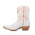 Sarah - Gameday Women's Shorty Ivory Western Boot - Texas Longhorns