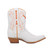 Sarah - Gameday Women's Shorty Ivory Western Boot - Texas Longhorns