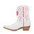 Sarah - Gameday Women's Shorty Ivory Western Boot - Utah Utes