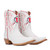 Sarah - Gameday Women's Shorty Ivory Western Boot - Utah Utes