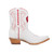 Sarah - Gameday Women's Shorty Ivory Western Boot - Wisconsin Badgers