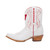 Sarah - Gameday Women's Shorty Ivory Western Boot - Wisconsin Badgers