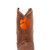 Sarah - Gameday Women's Shorty Tan Western Boot - Clemson Tigers Sarah - Gameday Women's Shorty Tan Western Boot - Clemson Tigers