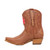 Sarah - Gameday Women's Shorty Tan Western Boot - Houston Cougars