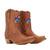 Sarah - Gameday Women's Shorty Tan Western Boot - Kansas Jayhawks