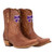 Sarah - Gameday Women's Shorty Tan Western Boot - Kansas State Wildcats Sarah - Gameday Women's Shorty Tan Western Boot - Kansas State Wildcats