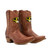Sarah - Gameday Women's Shorty Tan Western Boot - Missouri Tigers Sarah - Gameday Women's Shorty Tan Western Boot - Missouri Tigers