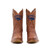 Sarah - Gameday Women's Shorty Tan Western Boot - Nevada Wolf Pack