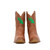 Sarah - Gameday Women's Shorty Tan Western Boot - North Texas Mean Green Sarah - Gameday Women's Shorty Tan Western Boot - North Texas Mean Green