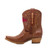 Sarah - Gameday Women's Shorty Tan Western Boot - Ole Miss Rebels Sarah - Gameday Women's Shorty Tan Western Boot - Ole Miss Rebels
