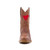 Sarah - Gameday Women's Shorty Tan Western Boot - SMU Mustangs Sarah - Gameday Women's Shorty Tan Western Boot - SMU Mustangs