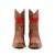 Sarah - Gameday Women's Shorty Tan Western Boot - SMU Mustangs Sarah - Gameday Women's Shorty Tan Western Boot - SMU Mustangs