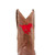 Sarah - Gameday Women's Shorty Tan Western Boot - SMU Mustangs Sarah - Gameday Women's Shorty Tan Western Boot - SMU Mustangs
