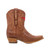 Sarah - Gameday Women's Shorty Tan Western Boot - SMU Mustangs Sarah - Gameday Women's Shorty Tan Western Boot - SMU Mustangs