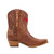Sarah - Gameday Women's Shorty Tan Western Boot - SMU Mustangs Sarah - Gameday Women's Shorty Tan Western Boot - SMU Mustangs