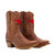 Sarah - Gameday Women's Shorty Tan Western Boot - SMU Mustangs Sarah - Gameday Women's Shorty Tan Western Boot - SMU Mustangs
