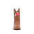 Sarah - Gameday Women's Shorty Tan Western Boot - Utah Utes Sarah - Gameday Women's Shorty Tan Western Boot - Utah Utes