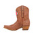 Sarah - Gameday Women's Shorty Tan Western Boot - Utah Utes Sarah - Gameday Women's Shorty Tan Western Boot - Utah Utes