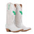 Carrie - Gameday Women's Ivory Western Boot - North Texas Mean Green