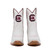 Sarah - Gameday Women's Shorty Ivory Western Boot - South Carolina Gamecocks
