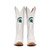 Carrie - Gameday Women's Ivory  Western Boot - Michigan State Spartans