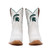 Sarah - Gameday Women's Shorty Ivory Western Boot -Michigan State Spartans