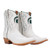 Sarah - Gameday Women's Shorty Ivory Western Boot -Michigan State Spartans