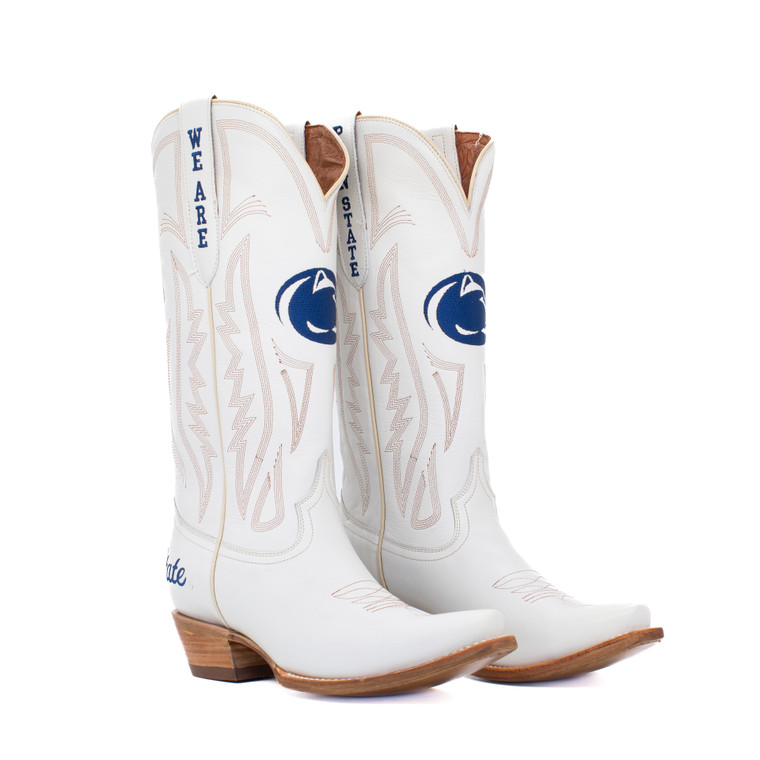 Carrie - Gameday Women's Ivory  Western Boot - The Penn State Nittany Lions