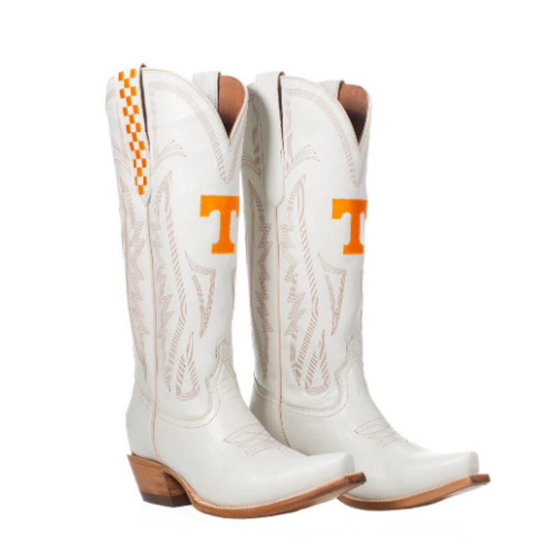 Gameday Women's Ivory Western Boot - University of Tennessee