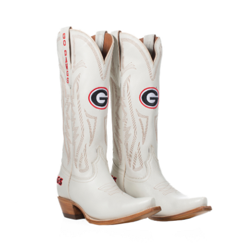 Gameday Women's Ivory Western Boot - University of Georgia