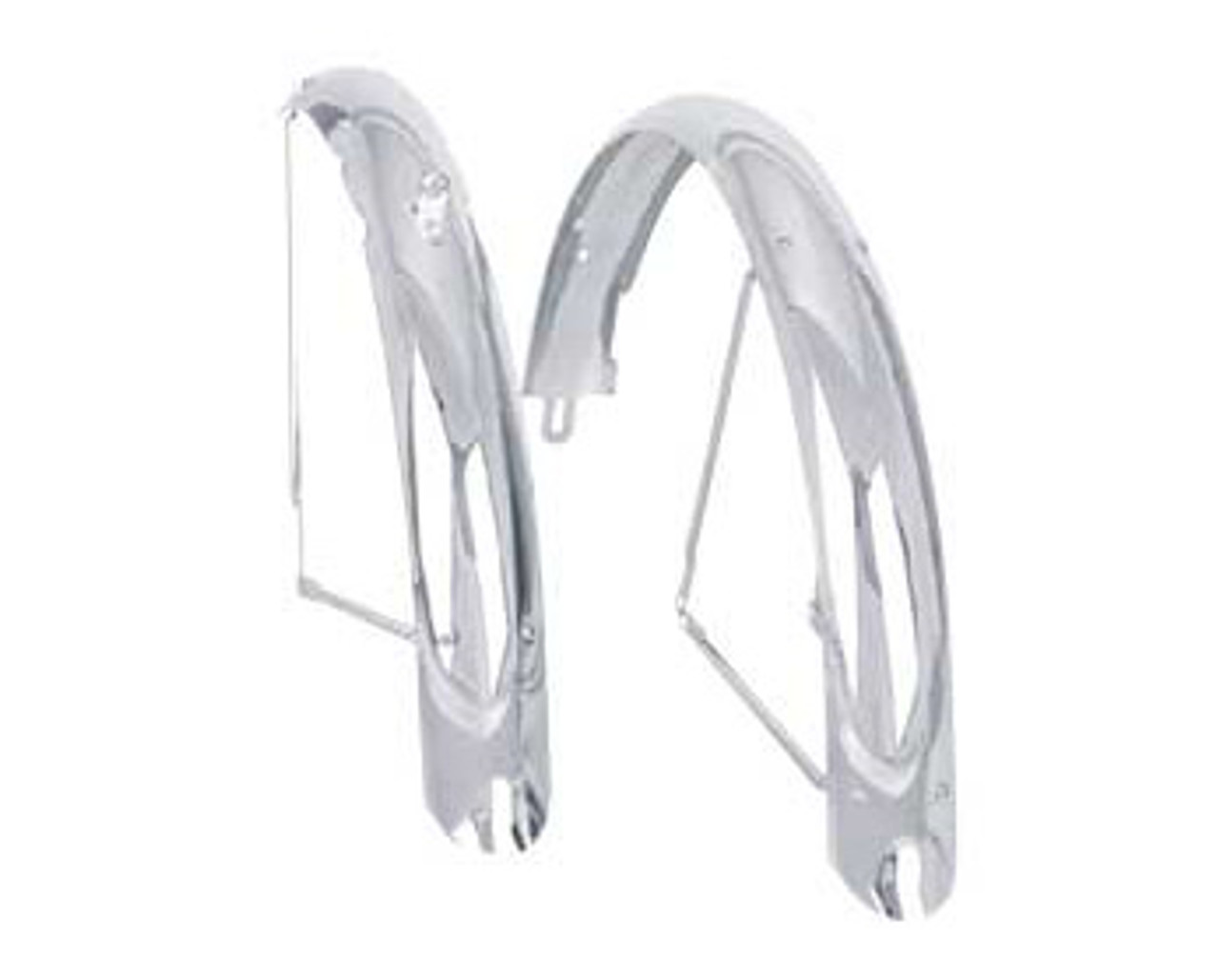 chrome bike fenders