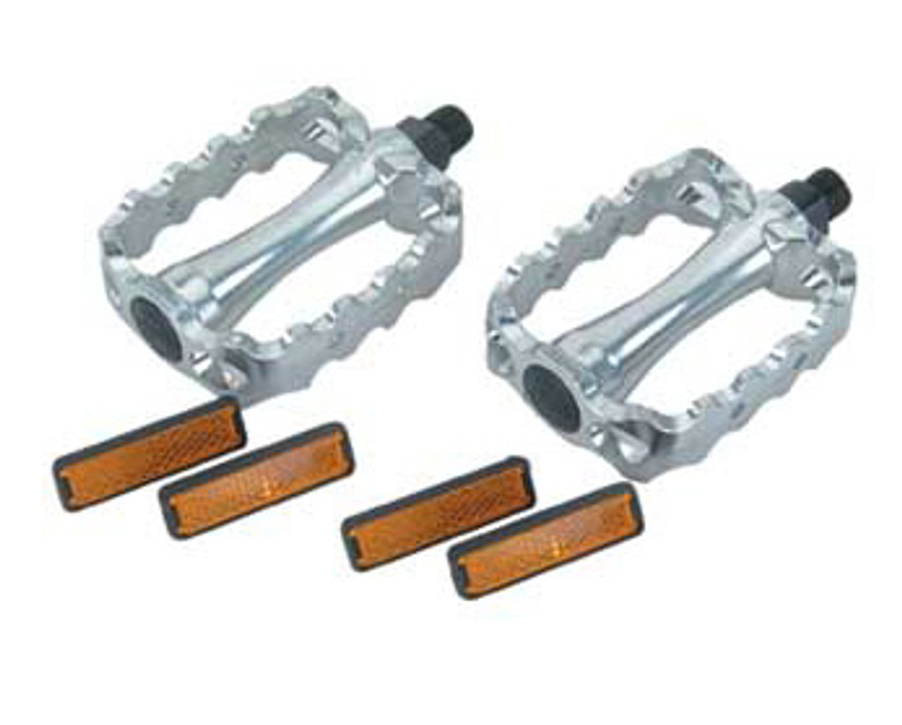 chrome bike pedals