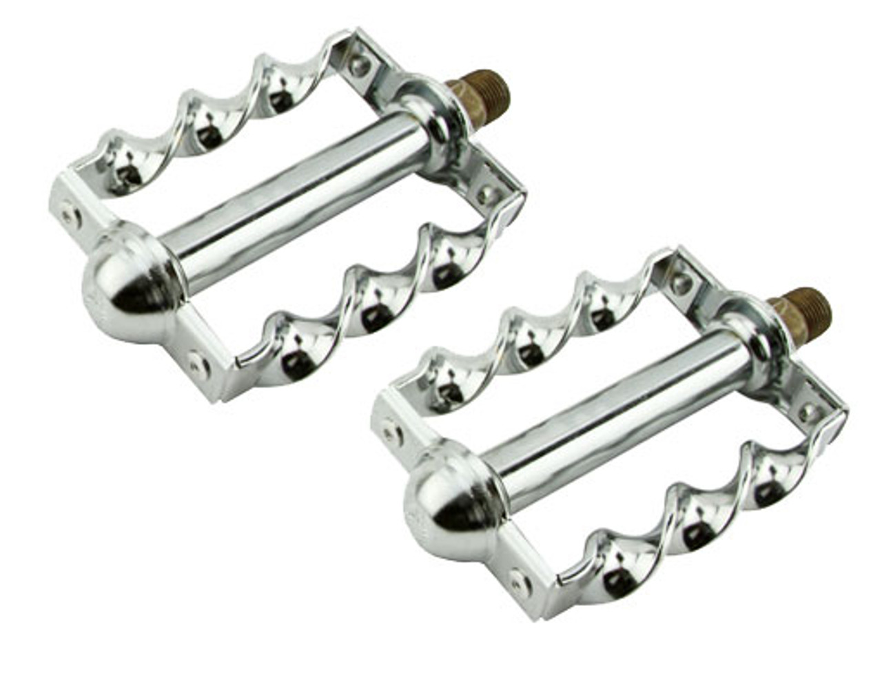 chrome bmx pedals