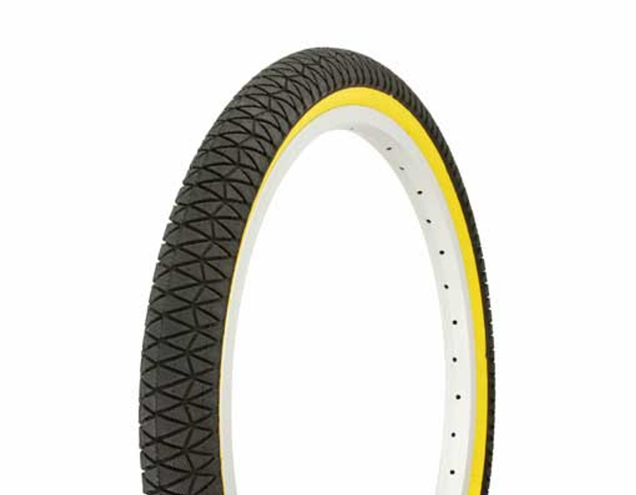 yellow bmx tires