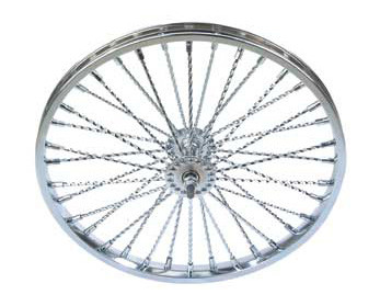 36 Twisted Spoke Front 20 Chrome Lowrider Wheels 36 Twisted Spoke