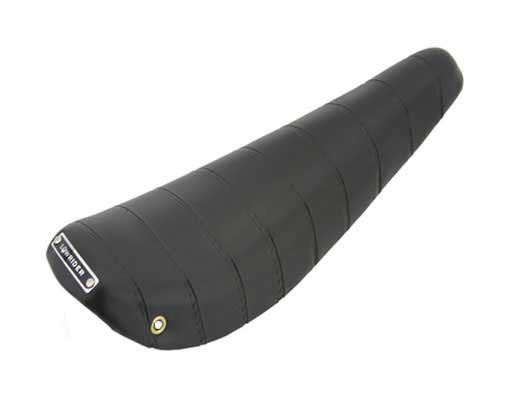 Kit Guidon Et Selle Banane Vintage Lowrider - Noir/Blanc Et Chrome Pour Chopper