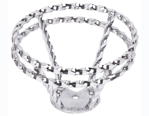 Lowrider Bicycle Chain Steering Wheel - Chrome Plated, Part #236101