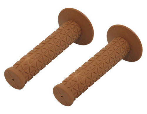 Fixed Gear Brown Rubber Triangle Grips