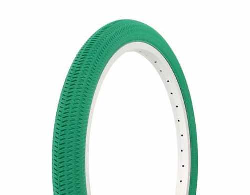 BMX 20" Green Rubber Duro Green Wall DB-5031.  Tires 20" x 1.95"