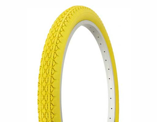 BMX 24" Yellow Rubber Duro HF-133 Tires 24" x 2.125"