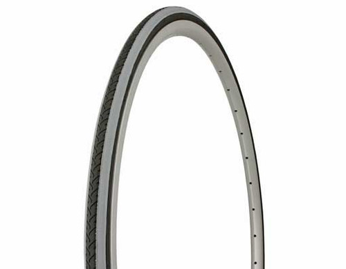 Fixed Gear 700cc Black Rubber Duro Gray Shoulder HF-187.  Tires 700 x 25c